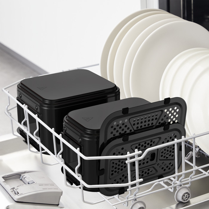Tefal Ever Fry Dual XXL EY9488 product in gebruik
