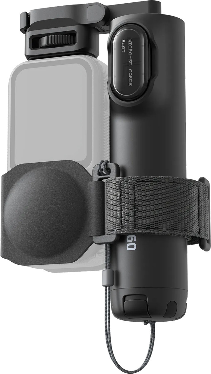 Insta360 Foldable Selfie Stick Zwart voorkant