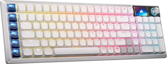 Corsair Vanguard AIR 99 Wireless Gaming Toetsenbord Wit Azerty linkerkant