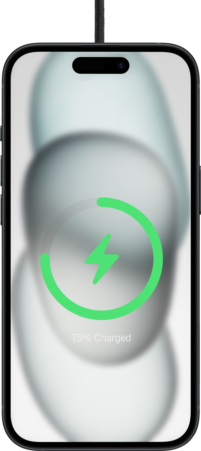 BlueBuilt Qi2 Draadloze Oplader 25W Zwart voorkant