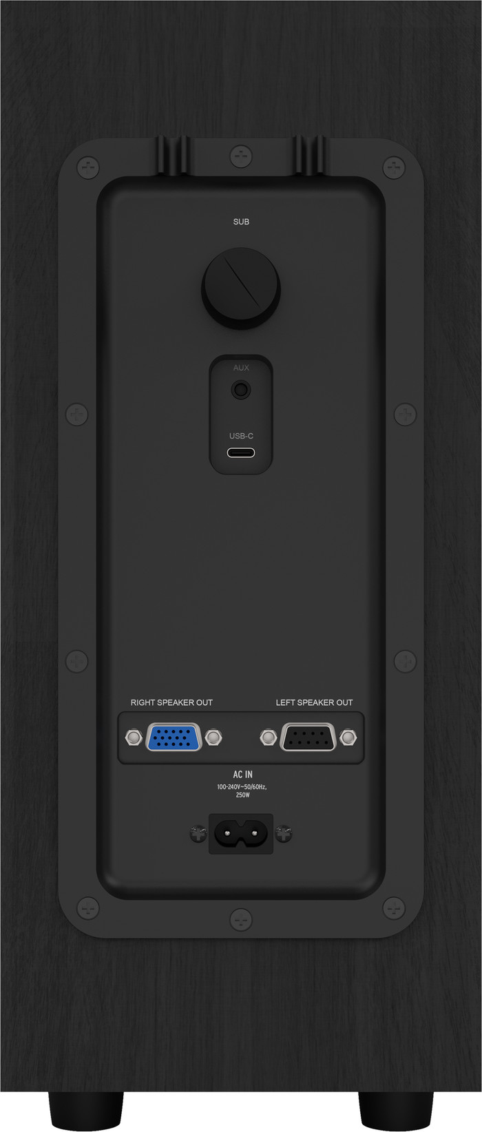Klipsch ProMedia Lumina PC speakers achterkant