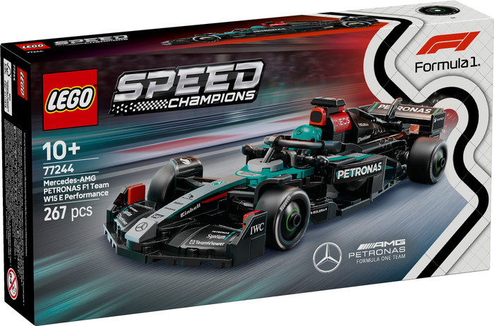 LEGO Speed Champions Mercedes-AMG F1 W15 racewagen 77244 verpakking