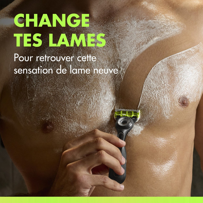 GilletteLabs Body Recharges de Rasoir (12 pièces) produit à l'usage