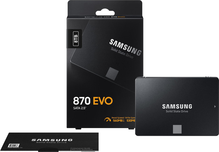 Samsung 870 EVO 2,5 inch 8TB verpakking