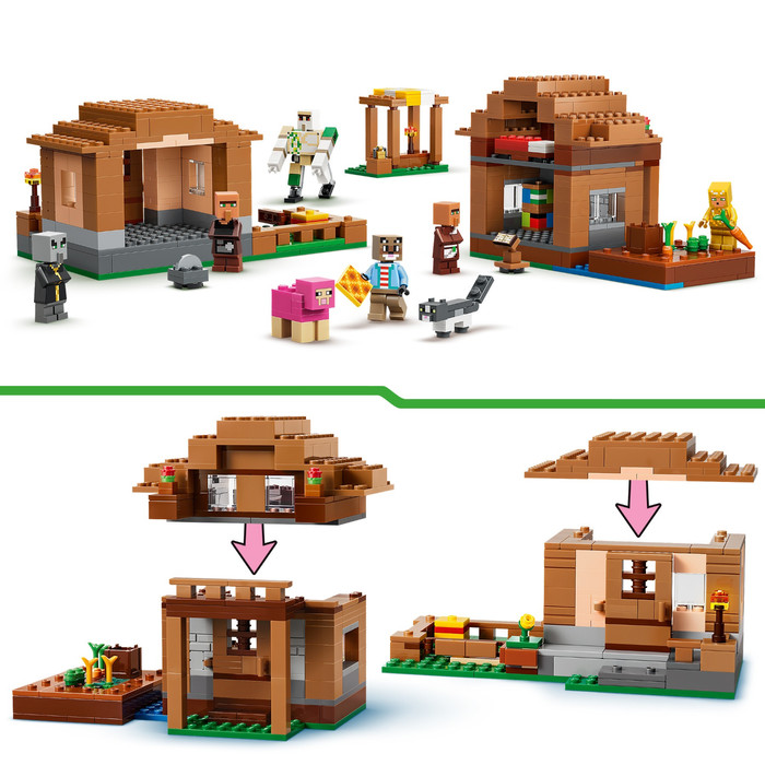LEGO Minecraft - L'Évocateur à l'Attaque du Village 21596 visuel fournisseur