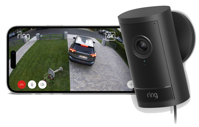 Ring Outdoor Camera Pro Fiche Noir visuel fournisseur