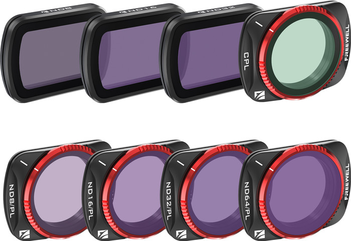 Freewell DJI Osmo Pocket 3 Filters All Day 8 Pack Main Image