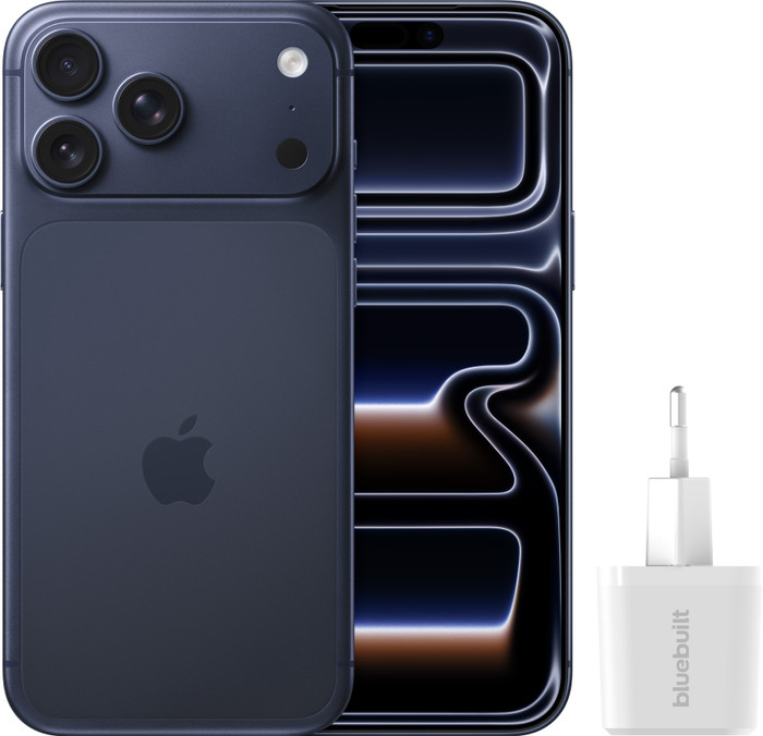 Apple iPhone 17 Pro Max 256 Go Bleu + Chargeur Rapide Main Image
