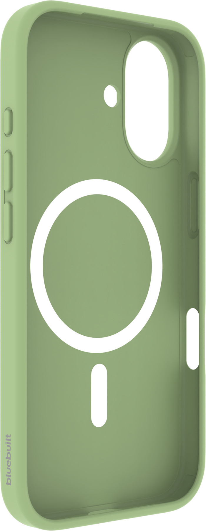 BlueBuilt Protective Back Cover met MagSafe Apple iPhone 17 Groen rechterkant