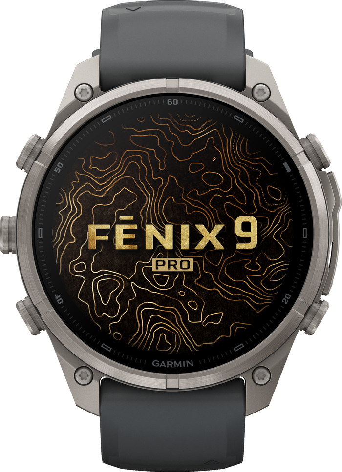 Garmin Fenix 9 Pro Zwart 47mm voorkant