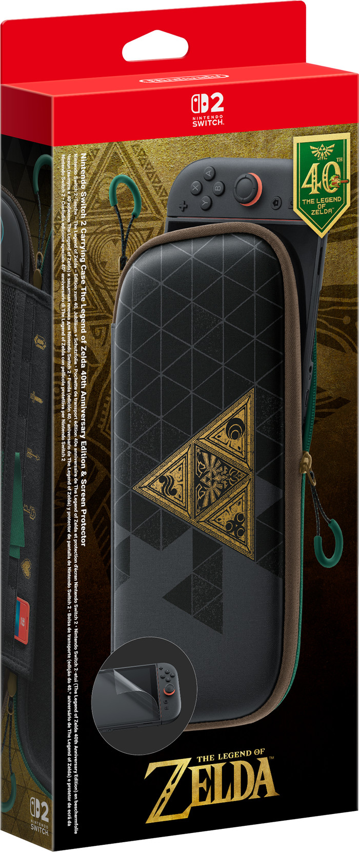 Nintendo Switch 2 Beschermhoes The Legend of Zelda 40th Anniversary Edition verpakking
