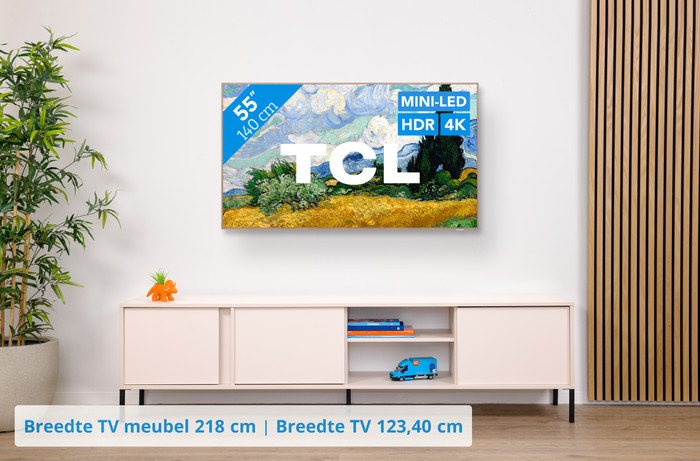 TCL QD Mini-led 55" A400 Pro (2026) visual Coolblue 1