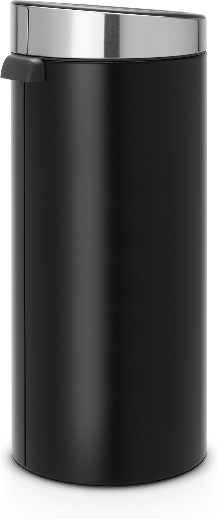 Brabantia Touch Bin 30 Liter Matt Black + Vuilniszakken (120 stuks) achterkant