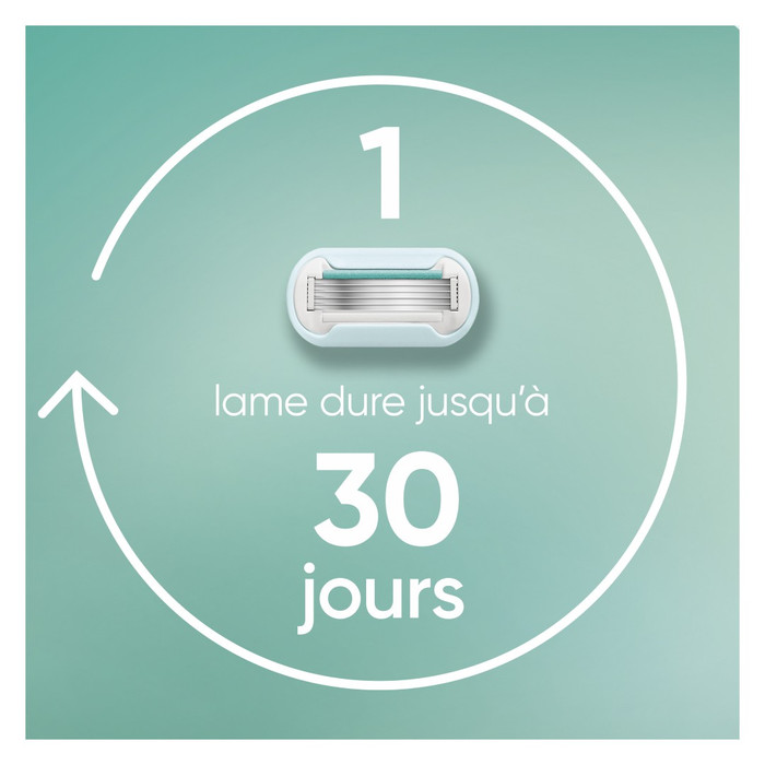 Gillette Venus Deluxe Smooth Sensitive + 9 Recharges de Rasoir visuel fournisseur