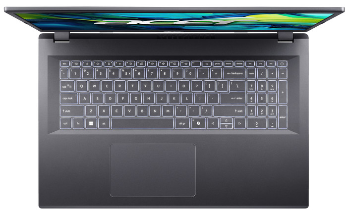 Acer Aspire 17 A17-51M-500X Azerty bovenkant