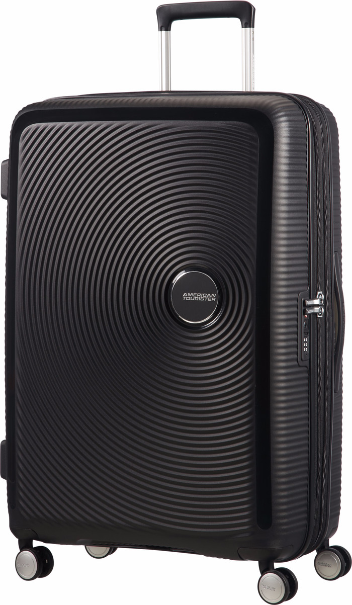 American Tourister Soundbox Expandable Spinner 77cm Bass Black Main Image