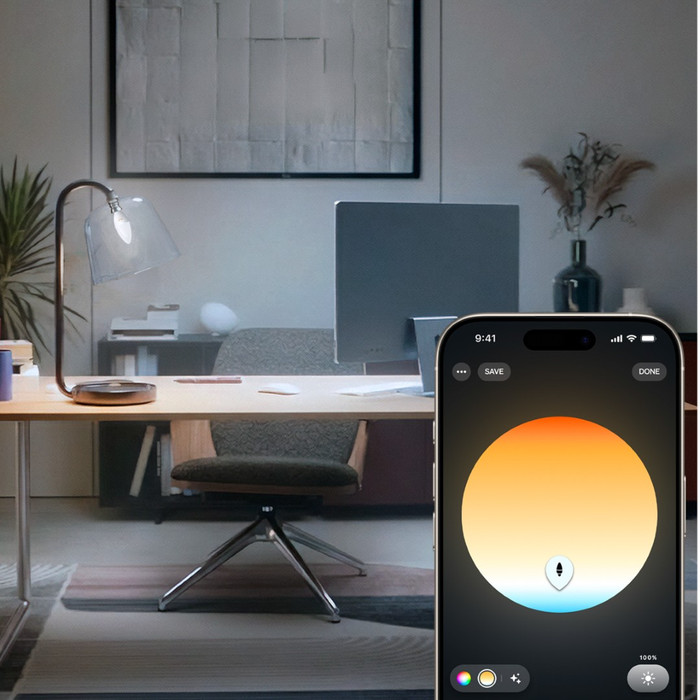 Philips Hue Kaarslamp White Ambiance E14 Duo Pack product in gebruik