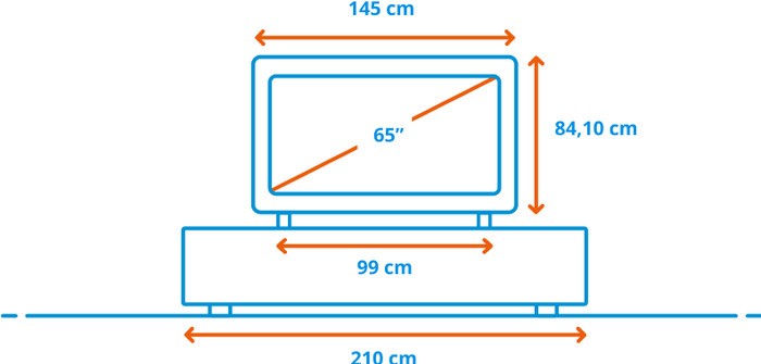 Hisense QLED 65" S7S (2026) visual Coolblue 1