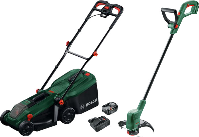 Bosch Rotak 18V-32 + Bosch Easygrasscut 18 + Bosch Starterset 18V 4,0 Ah Main Image