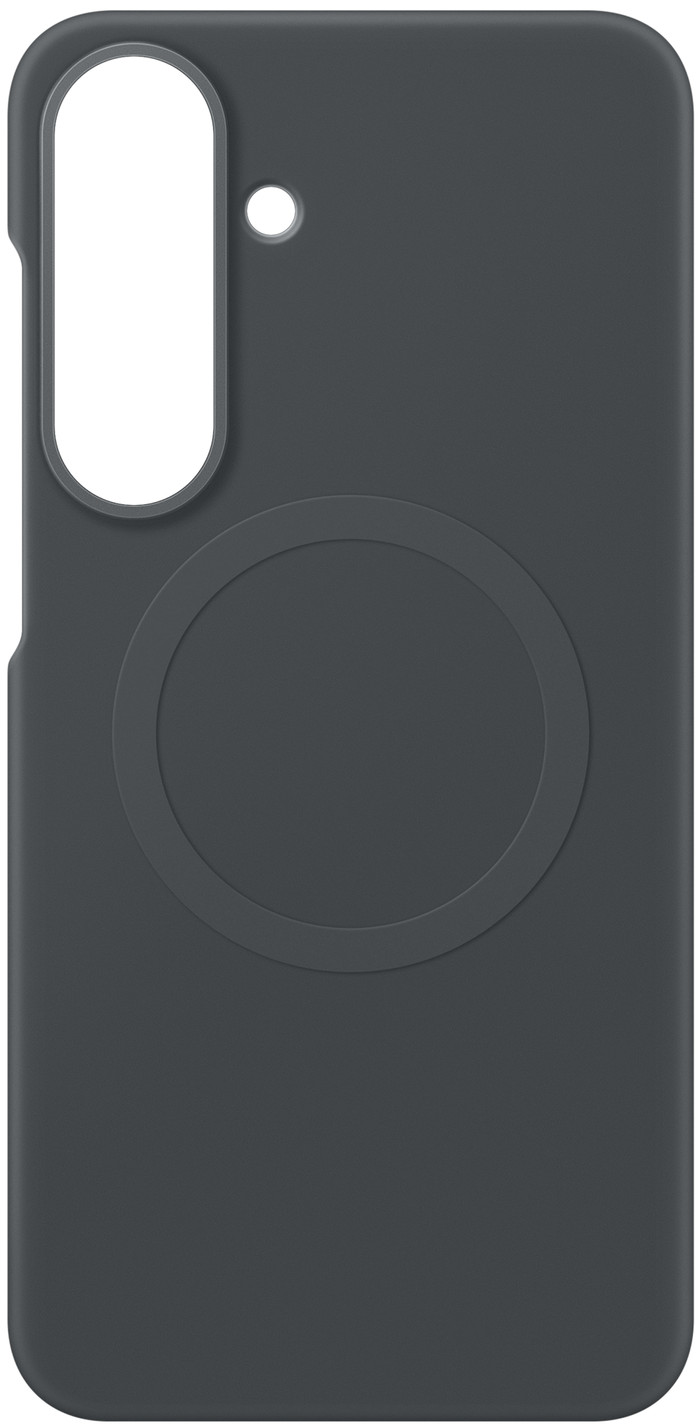 Samsung Galaxy S26 FE Siliconen Back Cover met Magneet Zwart achterkant
