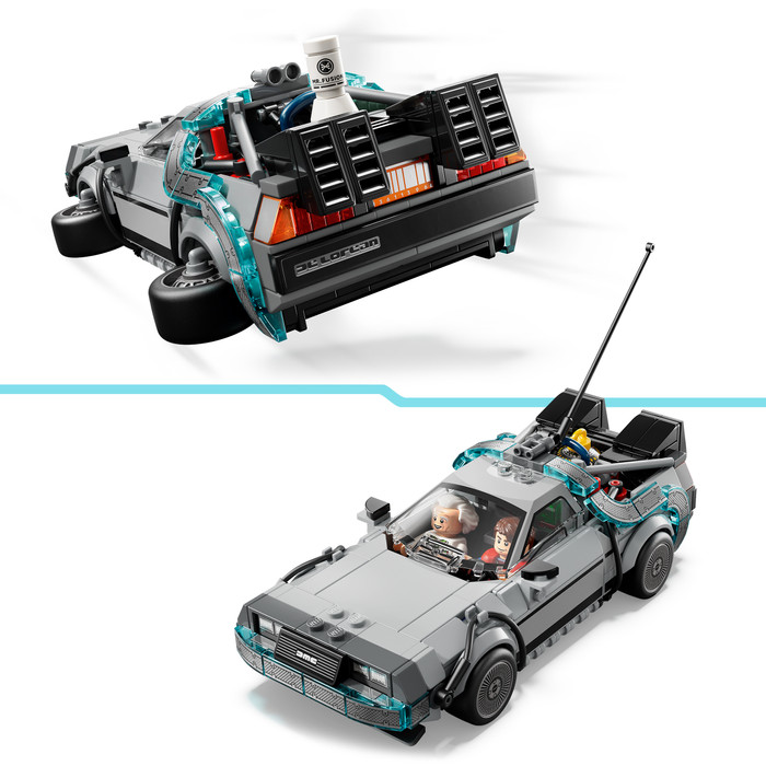 LEGO Speed Champions - La Machine à Remonter le Temps de Retour vers le Futur 77256 produit à l'usage