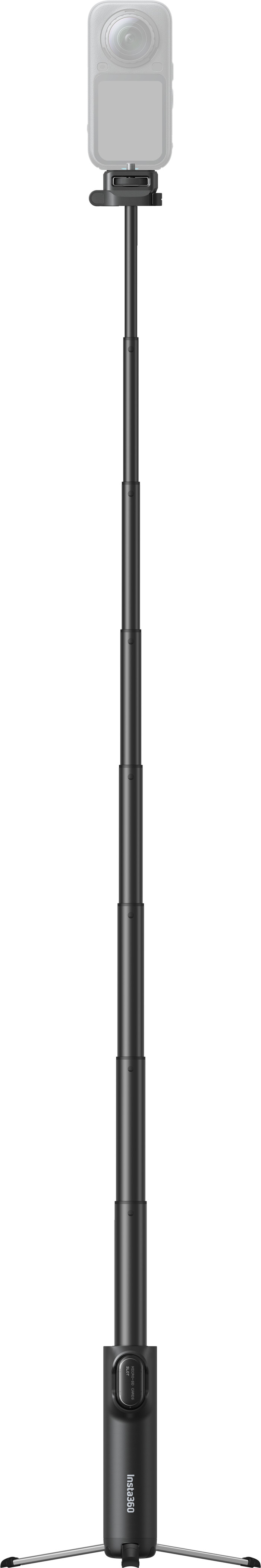 Insta360 Foldable Selfie Stick Zwart product in gebruik