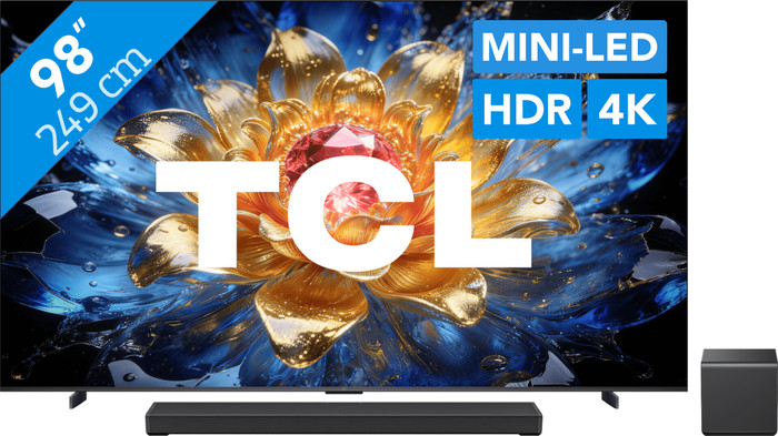 TCL QD Mini-LED 98" T8D (2026) + TCL Q85K Main Image