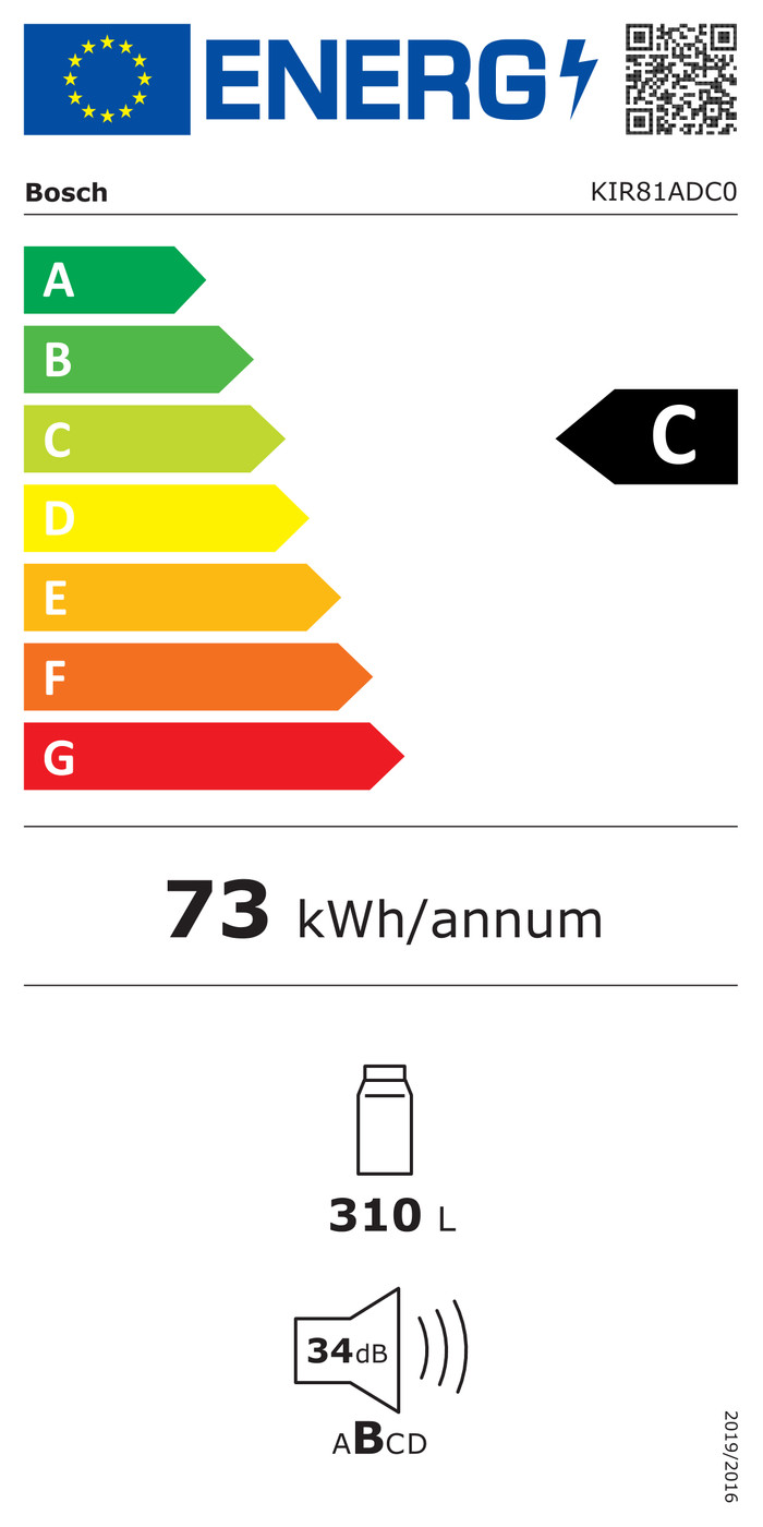 Bosch KIR81ADC0 energielabel