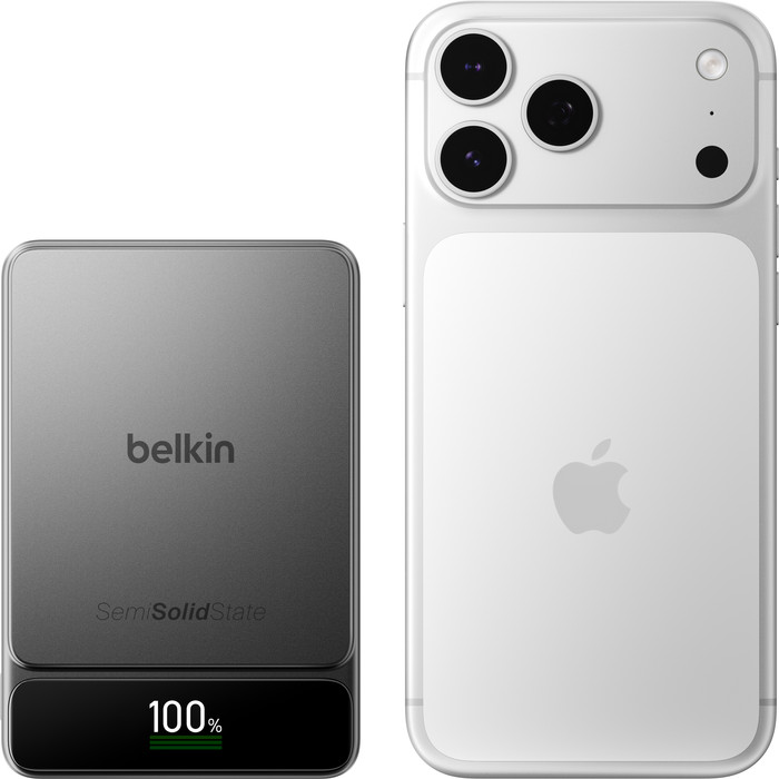Belkin Powerbank 10.000 mAh met Snelladen 45 Watt Zwart achterkant