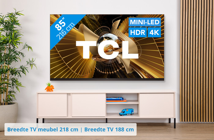 TCL SQD Mini-led 85" X11L (2026) visual Coolblue 1