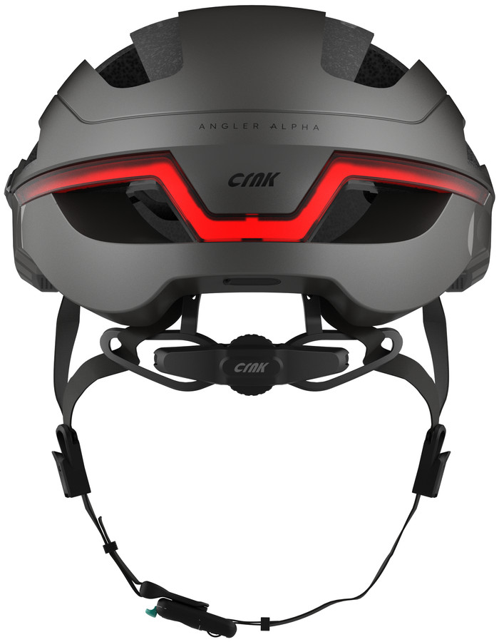 CRNK Angler Alpha Metallic Zwart L achterkant