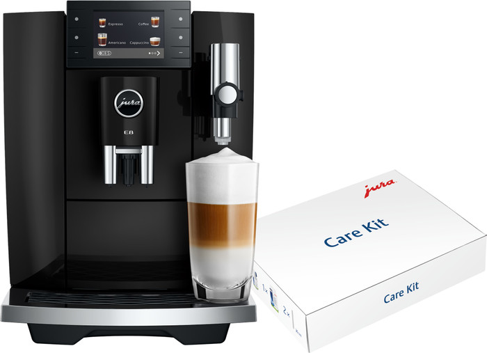JURA E8 Piano Black (ED) + Care Kit v3 Main Image
