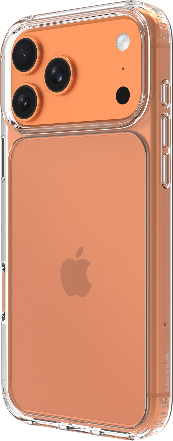 BlueBuilt Protective Back Cover iPhone 17 Pro Max Transparant rechterkant