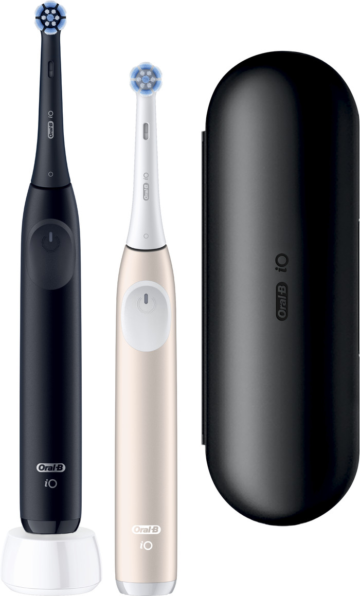 Oral-B iO 2 Zwart en Roze Duo Pack + Reisetui Main Image