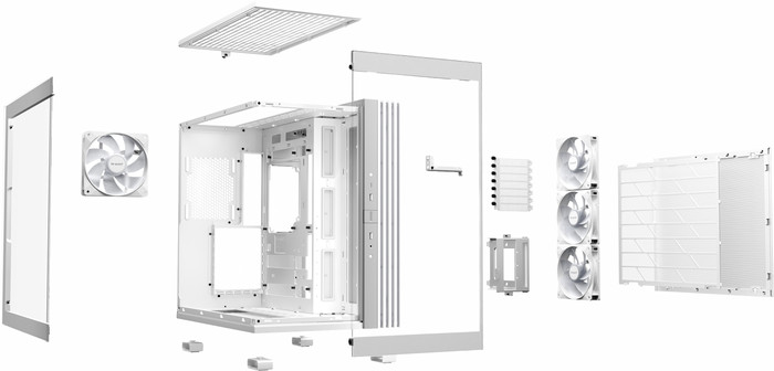 be quiet! LIGHT BASE 600 LX Wit binnenkant