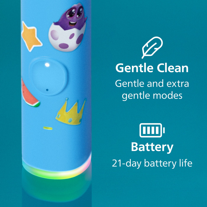 Philips Sonicare For Kids 3+ Smart HX6600/42 Blauw detail