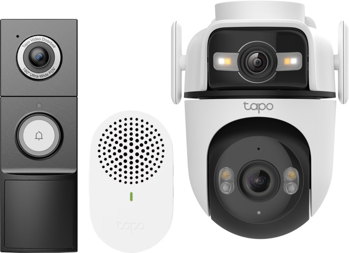 TP-Link Tapo C545D + D235 Smart Battery & Wired Doorbell Main Image