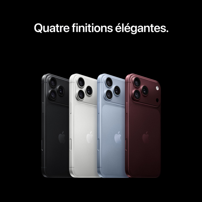 Apple iPhone 18 Pro Max 256 Go Bleu Clair visuel fournisseur