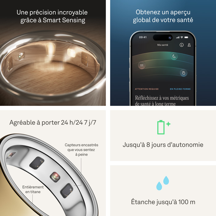 Oura Ring 4 Taille 8 Or visuel fournisseur