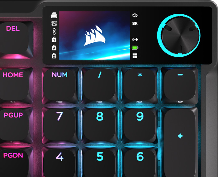 Corsair Vanguard AIR 99 Wireless Gaming Toetsenbord Zwart Azerty detail