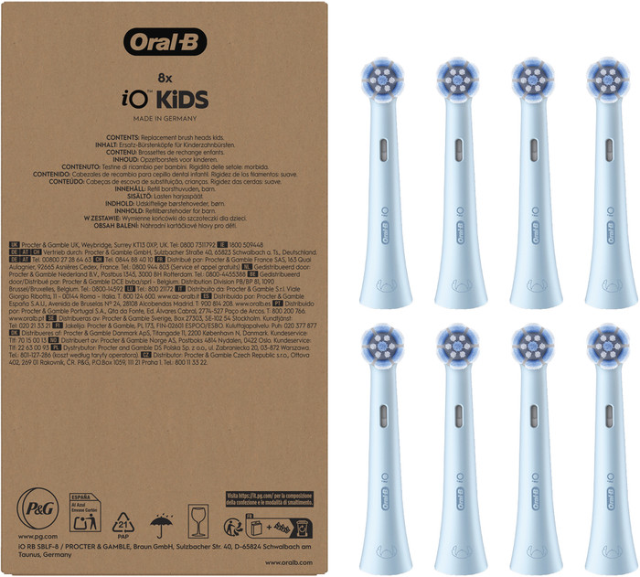 Oral-B iO Gentle Care Stitch (8 stuks) verpakking