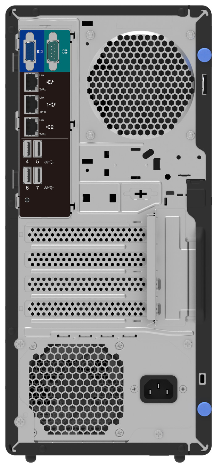 Lenovo ThinkSystem ST50 V3 Tower Server - 7DF3A03EEA achterkant