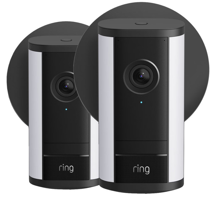 Ring Spotlight Camera Pro 2e Generatie Stekker Zwart Duo Pack Main Image