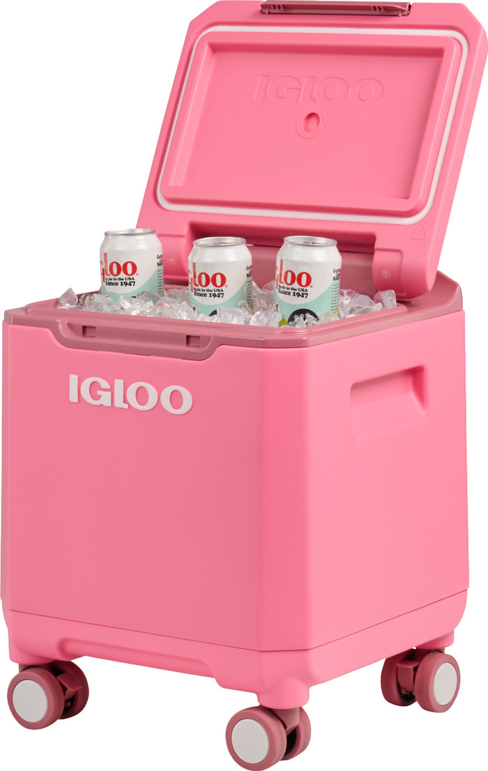 Igloo Tag Along Too Spinner 360 Pink produit à l'usage
