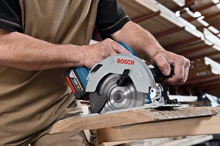 Bosch Professional GKS 18V-57 G 5Ah GBA Battery (2x) Starter Kit detail