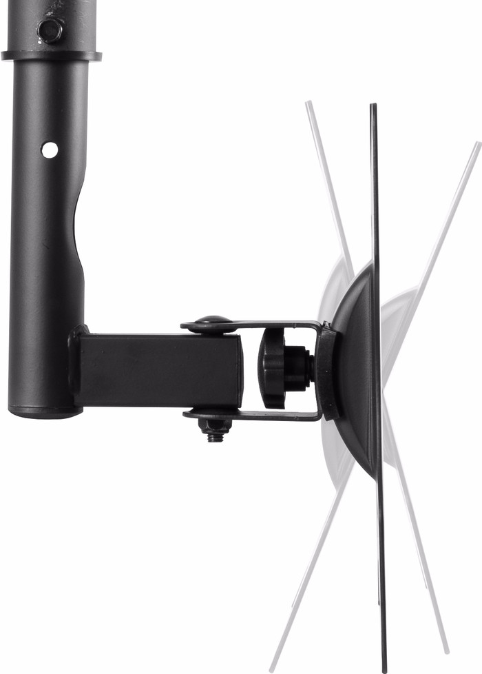 Neomounts FPMA-C060BLACK Support TV pour Plafonds Noir côté gauche