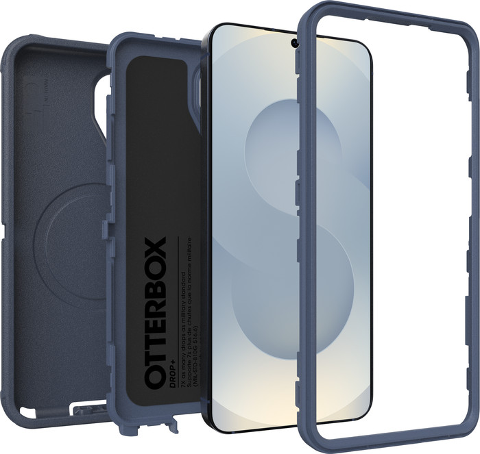 Otterbox Defender Samsung Galaxy S26 Back Cover met Magneet Blauw samengesteld product