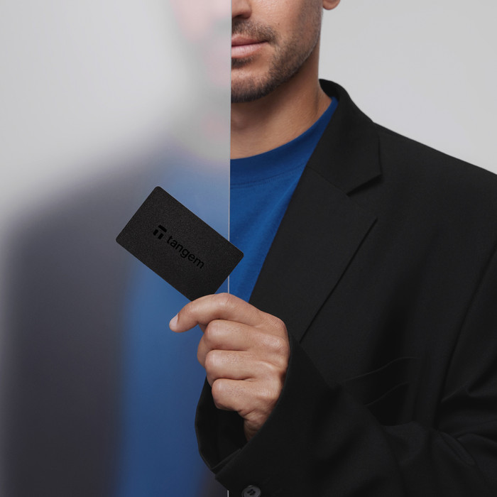 Tangem Wallet 2.0 - Secure Crypto Cold Wallet - 3 Card Set Classic Black visual leverancier