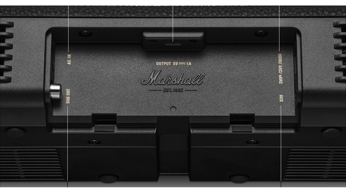 Marshall Heston 60 Noir arrière