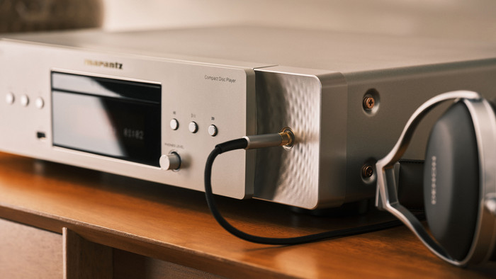 Marantz CD 70 Zilver detail